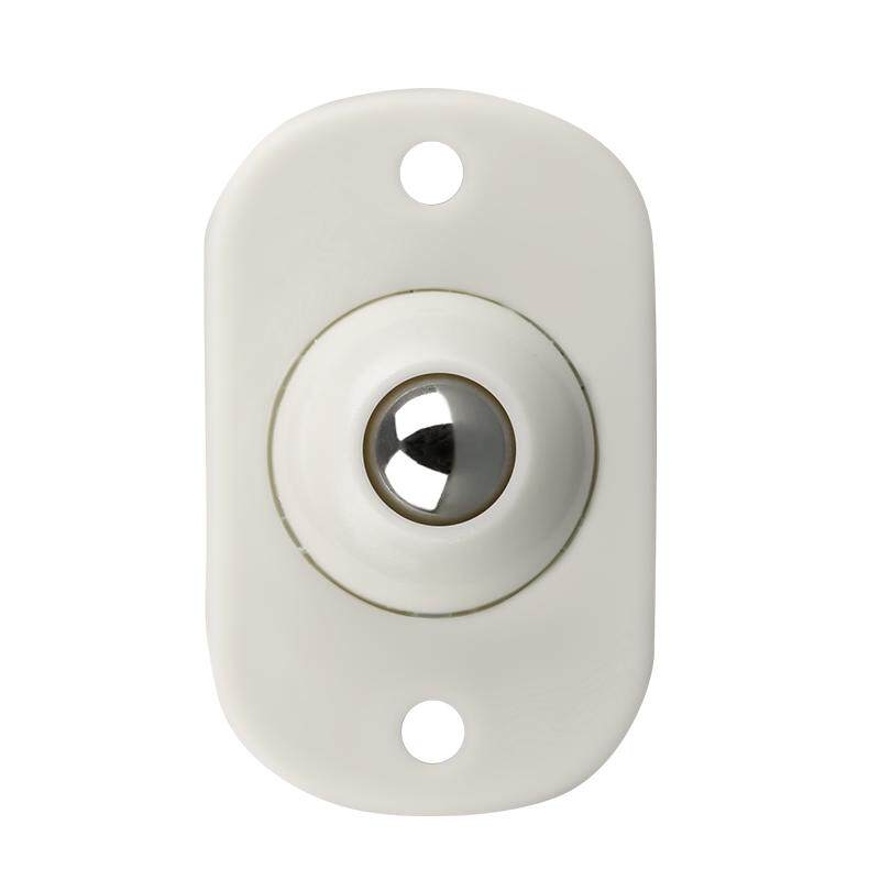 万向轮轮子滑轮底座滚珠式可粘贴脚轮转椅滚轮小车轮免打孔尼龙轮