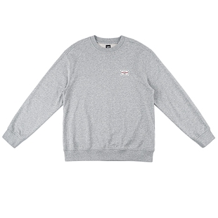 【预售】Lee26秋冬新品舒适版圆领Logo贴布男士长袖卫衣休闲潮流