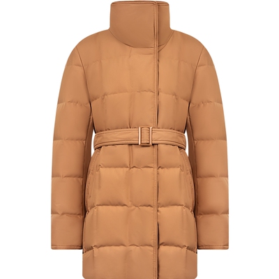 波司登中长羽绒服收腰轻薄商务