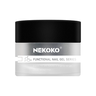NEKOKO妮可可美甲专用底胶封层钻石加固罐装粘钻胶建构延长甲油胶