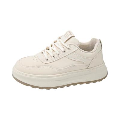 达夫妮真皮小白鞋女款运动休闲鞋