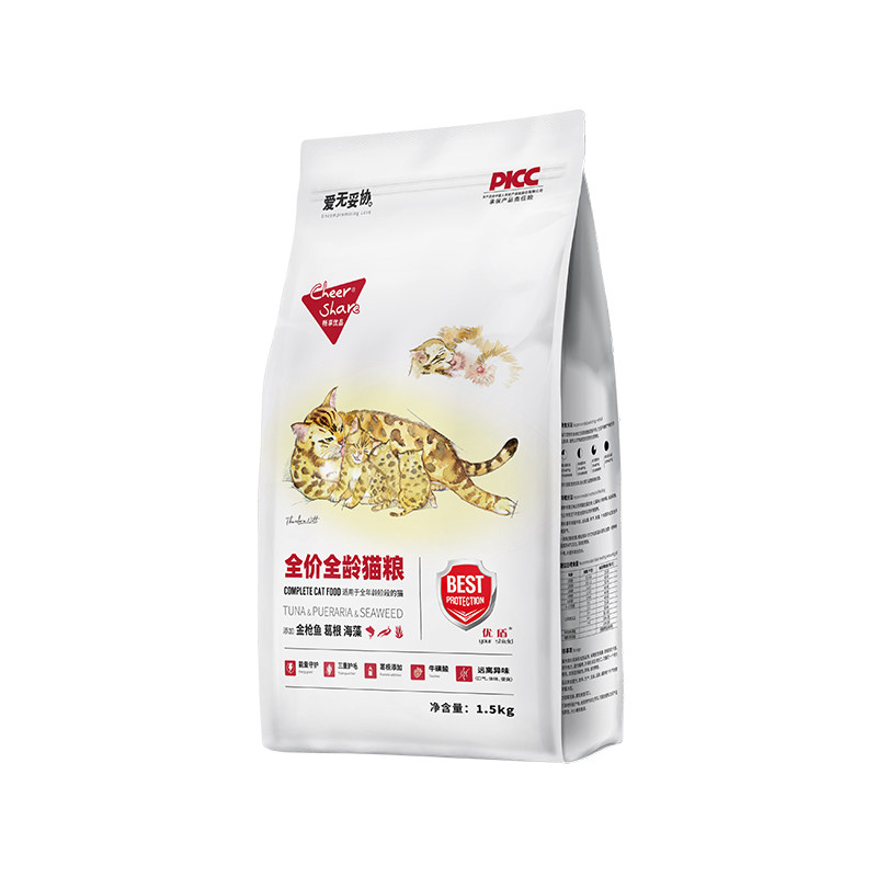 畅享优品金枪鱼葛根全龄猫粮3斤