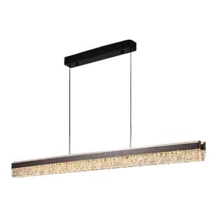 双排意式极简餐厅吊灯2025新款高级感轻奢大气餐厅一字长条吊灯