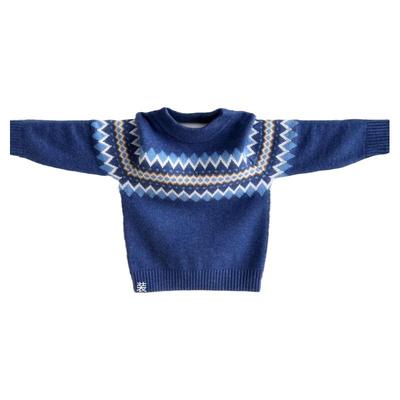 男童毛衣羊绒加厚套头韩版羊毛