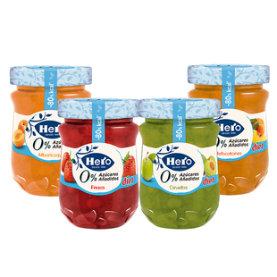 【指定款买1送1】Hero英雄进口果酱0添加蔗糖280g 早餐酸奶烘焙