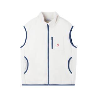 MUCMUKN童装 秋冬新款软糯双面摇粒绒马甲抗静电百搭轻量男女童