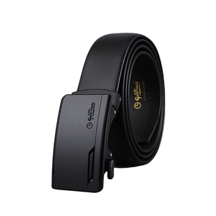 金利来皮具男士新款磨砂自动扣防指纹头层牛皮光面商务腰带