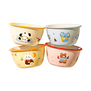 可爱陶瓷米饭碗家用2026新款高颜值儿童碗好看的小碗个人专用碗具