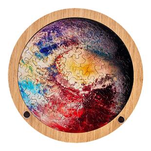 《小冥王星》拼图异形6岁以儿童益智高难木质拼板不规则成年国潮