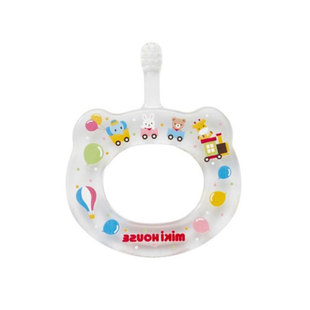 日本本土 mikihouse17年新款宝宝可爱手环型牙刷日本制5个月-3岁