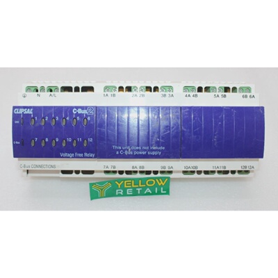 CLIPSAL L5512RVF 12 CHANNEL VOLTAGE FREE RELAY CBUS2