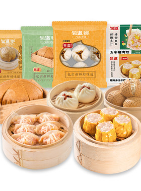 包道鲜肉干蒸烧卖组合1800g6包