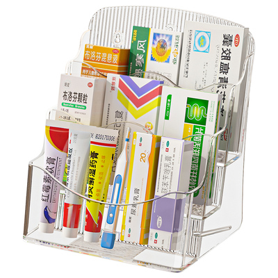 阶梯式药品收纳架升级加厚