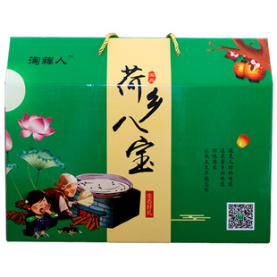 扬州特产莲藕汁宝应大米鸡头米糯米藕纯藕粉莲子菱角米年货礼盒