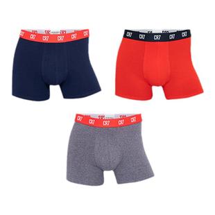 CR7官方正品C罗同款男士棉内裤本命年新年红防夹臀四角裤平角内裤