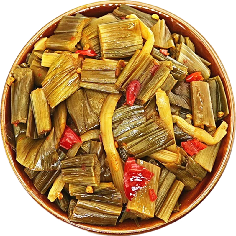 酸辣芋苗酸開袋即食廣西特產(chǎn)酸芋苗芋頭梗芋荷酸菜酸筍爽口下飯菜