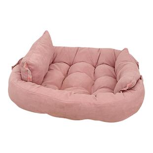 QB宠物北欧深度睡眠狗窝猫窝比熊床垫窝垫四季通用小型犬中型犬