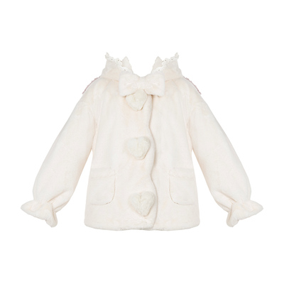 改版升级羊角毛绒外套冬