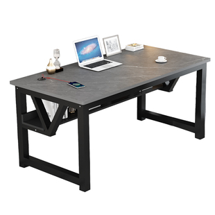 岩板电脑桌台式家用学生写字学习桌子现代简约卧室办公桌轻奢书桌