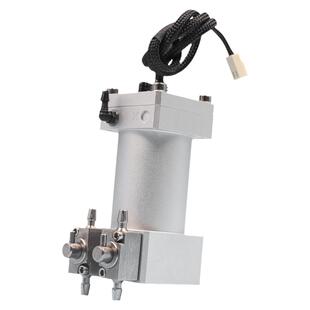 喷绘机UV平板机墨盒圆形金属二级供墨单阀双阀副墨瓶迈创工正墨盒理光G5柯尼卡墨罐鼎力泰杰东川UV打印机墨盒