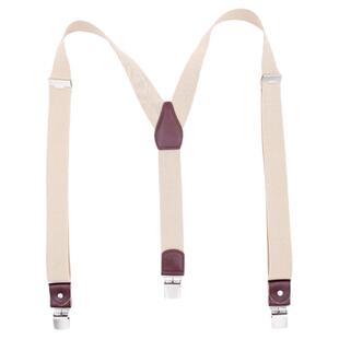 男士三夹背带男款吊裤带松紧真皮肩带中老年休闲成人复古英伦防滑