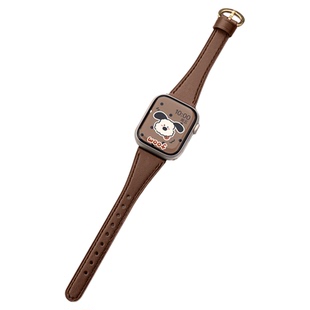 美派适用苹果s10小羊皮表带新款applewatch11皮革S9运动卡扣手表带iwatch8智能S7高级6秋季se3透气ultra3腕带