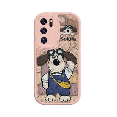 适用华为p40pro小羊皮手机壳卡通