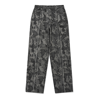 大樱桃休闲工装裤直筒百搭