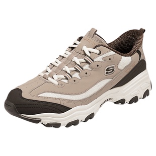 斯凯奇闪穿鞋|春季男子时尚百搭老爹鞋熊猫鞋厚底休闲运动鞋