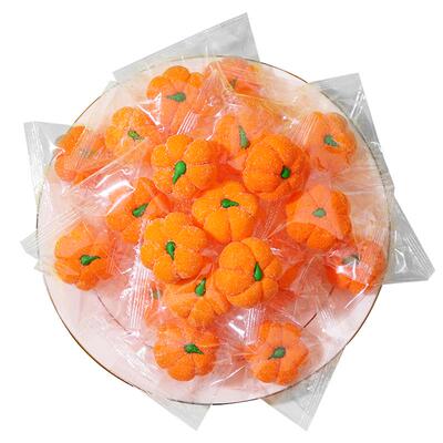 3D南瓜造型棉花糖可爱高颜值软糖