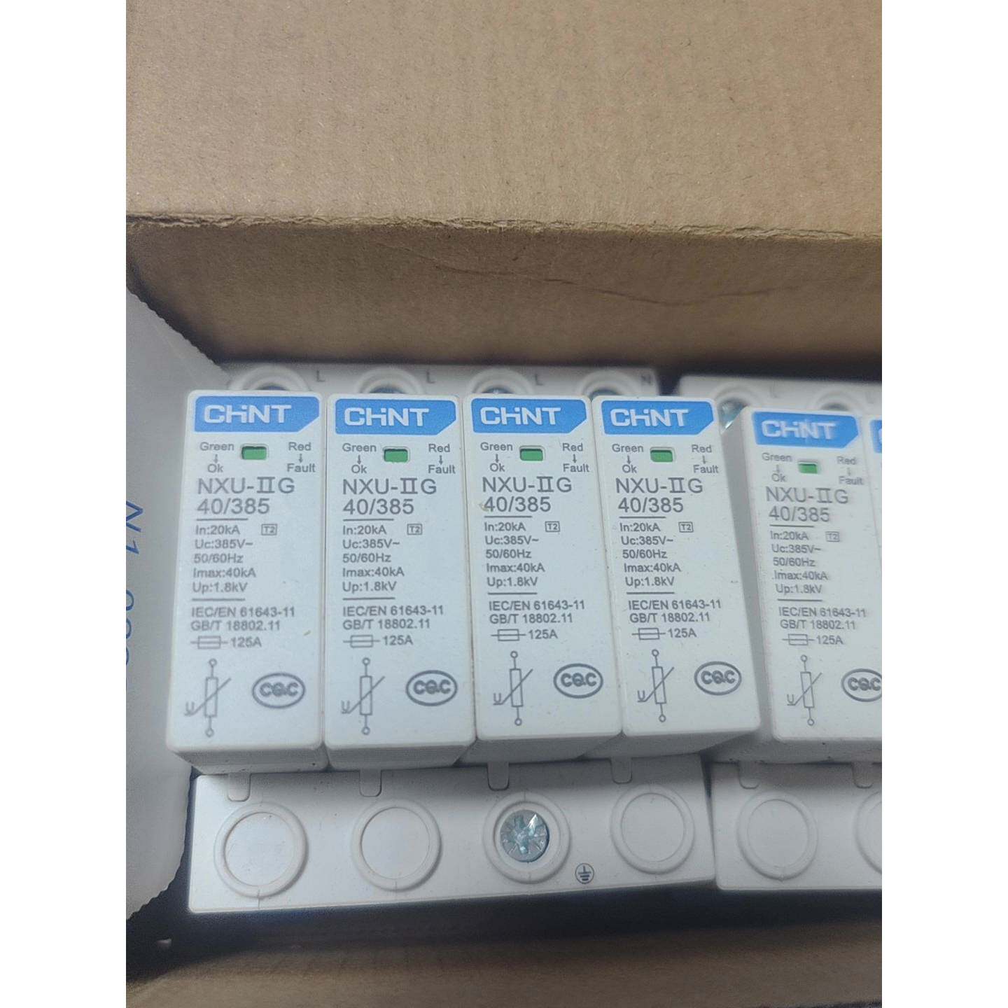 在线议价NXU-ⅡG 40KA/385V 4P正泰电涌保护器，拆机更