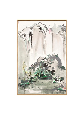 吴冠中江南水乡新中式装饰画