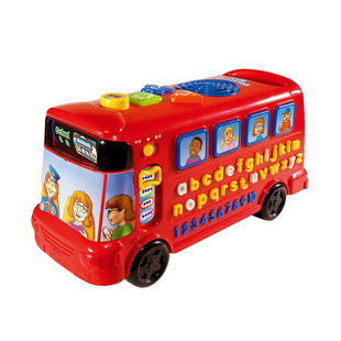 伟易达4合1字母巴士宝宝学英语益智早教拖拉玩具车儿童音乐学习机