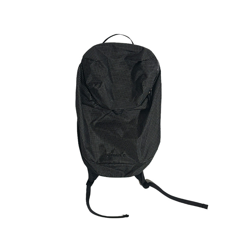 Konseal15 Backpack鸟同款无标超轻便携户外格子黑色旅行双肩背包