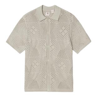 【商场同款】Levi's李维斯26春夏新款男士镂空针织短袖衬衫0013G