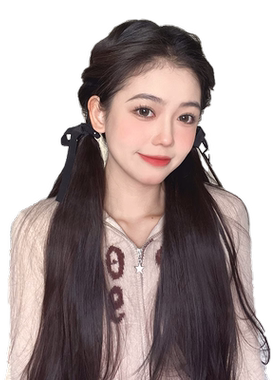 梵舌妮高温丝甜妹双马尾