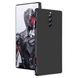 适用红魔8pro 8pro+ 8Spro 8Spro+手机壳努比亚红魔游戏手机8保护套全包防摔磨砂男女士款黑色手机套软后外壳