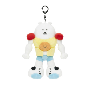 【新品预售】Joke Bear自嘲熊机甲高达熊拼合吉祥物毛绒玩偶挂件