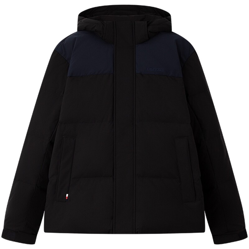 Tommy男装拼色户外滑雪羽绒服
