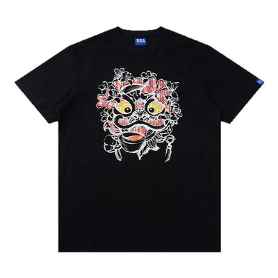 HEA 国潮狮头短袖T恤春夏纯棉国风T恤情侣短袖上衣香港城市特别款