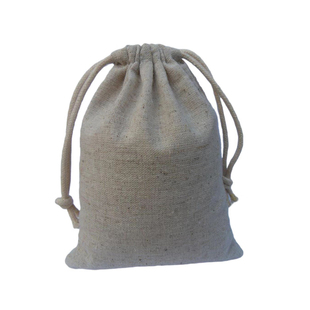 亚麻布袋棉麻束口抽绳咖啡豆大小米茶叶收纳防尘袋罩子订定制作做