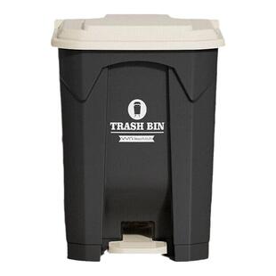 商用脚踏垃圾桶家用大容量厨房带盖户外庭院大号50升塑料脚踩新款