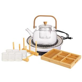摩登主妇围炉煮茶家用室内2026新款器具全套围聚烤火炉套装养生壶