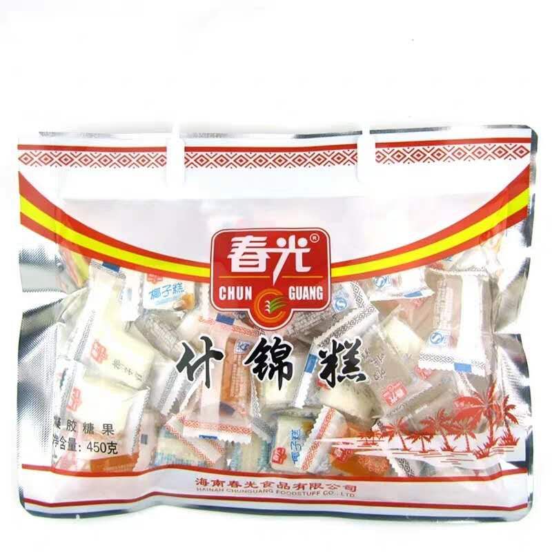 春光海南特产450克/袋软糖椰子糕
