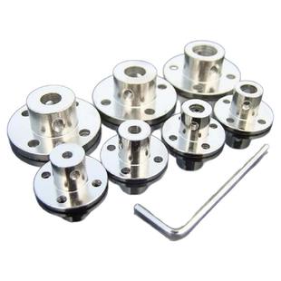 法兰联轴器 刚性法兰盘 高硬度金属联轴器凸缘导向轴光轴支座电机