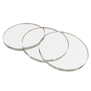 透明亚克力圆片diy手办底座塑料板蛋糕托盘钟表盘缸盖暴力熊底座