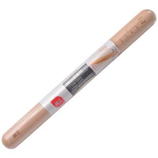 展艺实木擀面杖家用擀面棒包子皮饺子皮冰皮广式月饼专用烘焙工具