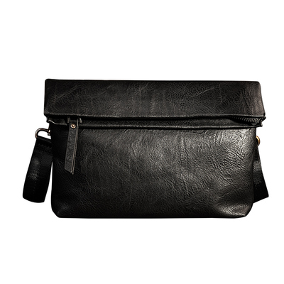真皮牛皮男士单肩斜挎包