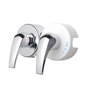 适用于美的海尔电热水器混水阀明装贴墙式冷热开关淋浴花洒配件