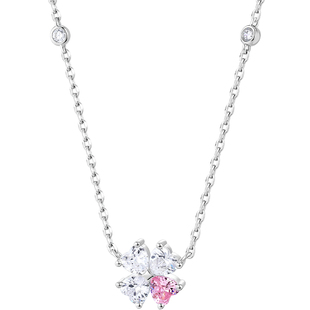 卡蒂罗幸运爱心四叶草项链女款925银轻奢小众设计高级锁骨链礼物